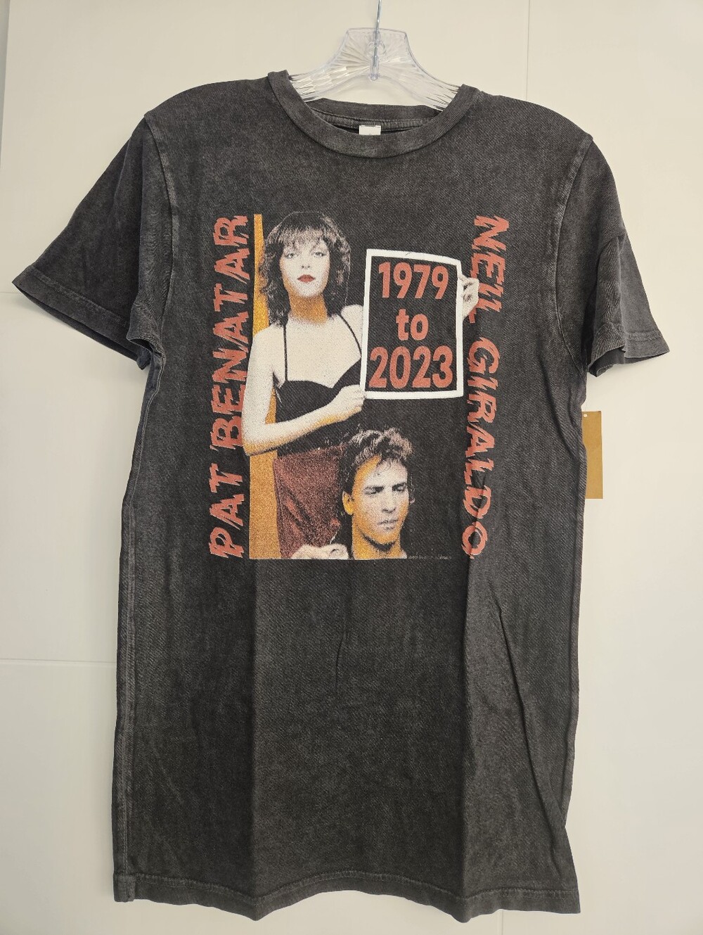 Pat Benatar & Neil Giraldo Black Graphic Tee - 1979 to 2023